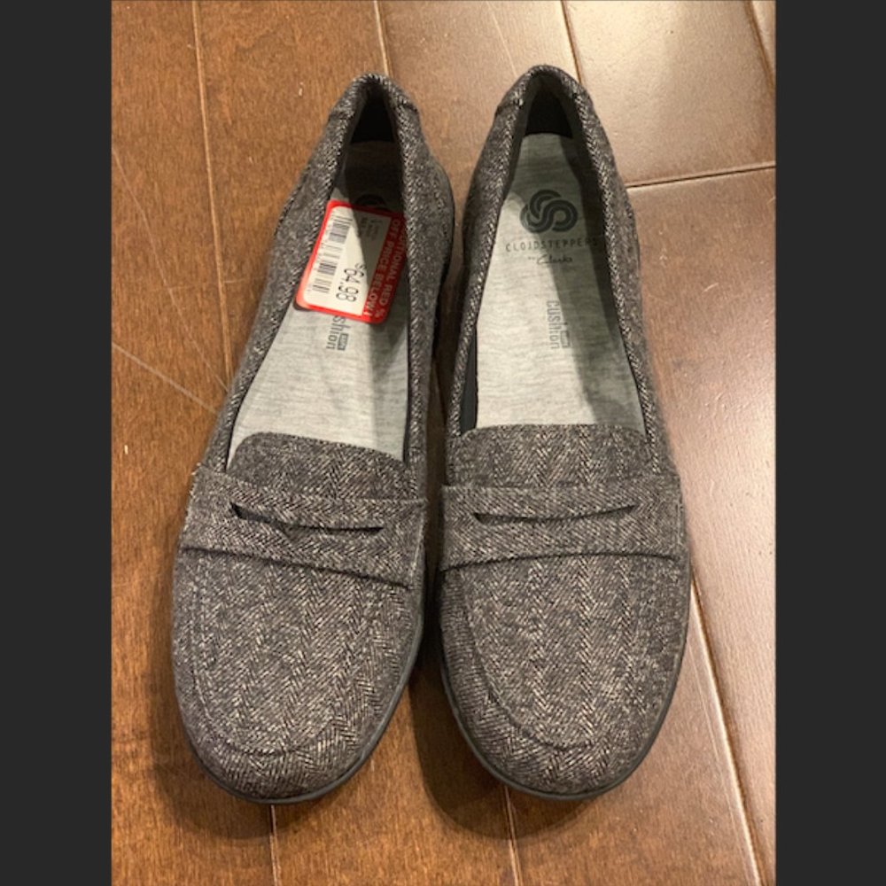 Cloudsteppers by Clarks Charcoal Loafers - Picture 8 of 12
